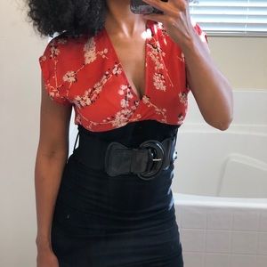 Asian inspired mini dress